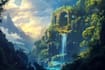 design amazing fantasy landscape
