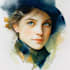 paint a unique watercolor portrait