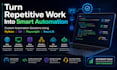 automate any task using python, c sharp, playwright,  reactjs