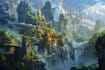 make amazing fantasy landscape illustrations