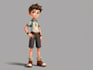 draw cute cartoon character