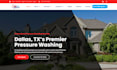 design and develop pressure washing, cleaning, car wash, window cleaning website