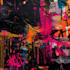 do illustration expressionism mural art, graffity, abstract