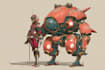 draw high quality mecha concepts