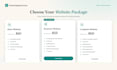 build a website page