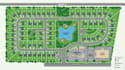 design illustrated property map, real estate map, land layout, vector site map