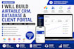 airtable automation airtable database softr webapp airtable crm client portal