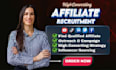 recruit targeted high quality affiliates to grow your affiliate program