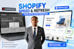 do shopify refresh theme customization and shopify speed optimization