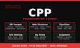 complete your cpp oop data structures and algorithms projects