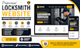 design professional locksmith website wordpress locksmith service website
