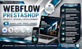 design and develop webflow prestashop website redesign webflow website expert