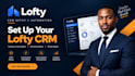 set up lofty crm lofty website design lofty website redesign lofty smart plan