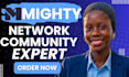 setup mighty network community manager mighty network membership website design