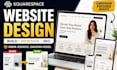 build squarespace website, squarespace development , squarespace website design