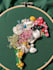 create 3d hand embroidery with shells beads and pearls