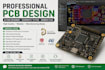 design and fix pcb schematic board layout, multilayer pcb, iot altium designer