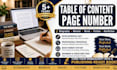create automatic toc, page number for your manuscript ms word, canva design