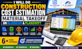 do construction cost estimation material takeoff on bluebeam, planswift