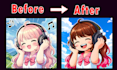 redraw,fix,upscale and enhance ai generated art in 24hrs