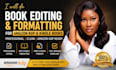 do book editing and formatting for amazon KDP