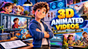 create 3d animated explainer videos 3d pixar style ai animation video ai cartoon