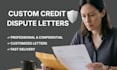 prepare custom credit dispute letters for credit report errors