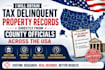 provide USA tax delinquent property owner leads