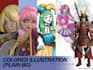 realize your idea in painterly digital illustration