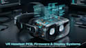 design gaming VR headset pcb, embedded firmware, and display systems