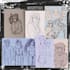 hand draw half body character art