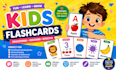 design alphabet educational flashcards for kids learning and fun
