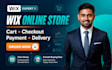 setup wix online store website delivery options cart checkout payment pages