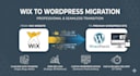 convert and migrate wix to wordpress site, wordpress to webflow website