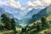 landscape oil painting art