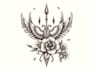 create a tattoo design for leg sleeve