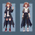 anime character an illustration and anime character