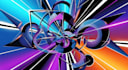 create abstract geometric digital art