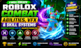 create roblox combat abilities, vfx and skill systems