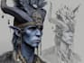 draw dnd character design and illustration