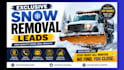 generate exclusive snow removal leads for contractors
