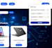 design a modern, responsive e commerce website using HTML, CSS , javascript