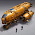 draw high quality spaceship concept