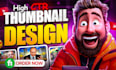 video editing, thumbnail designing
