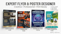 design professional flyer, poster and banner