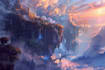 design amazing fantasy landscape