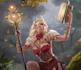 create a  fantasy character illustration