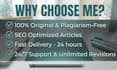 write SEO optimized plagiarism free articles for your website blog