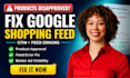 resolve google shopping product disapproved and data feed issues
