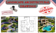provide architectural landscape design site plan, garden layout, permit drawings